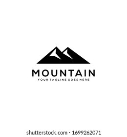 Illustration Simple Mountain Logo Modern Lake Stock Vector (Royalty ...