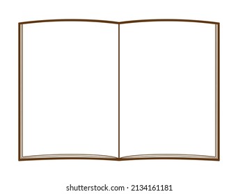 It is an illustration of a simple notebook.