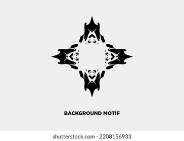 ILLUSTRATION OF SIMPLE ORNAMENT BACKGROUND FLOWER ART