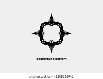 ILLUSTRATION OF SIMPLE ORNAMENT BACKGROUND FLOWER ART