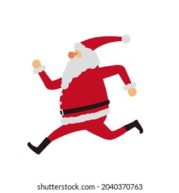 It is an illustration of a simple Santa Claus.Easy-to-use vector material.