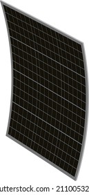 Ilustración de un simple panel solar
