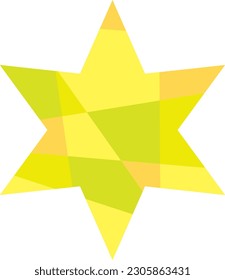 Ilustración de un simple resplandor luminoso