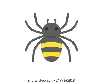 Illustration of a simple spider icon.