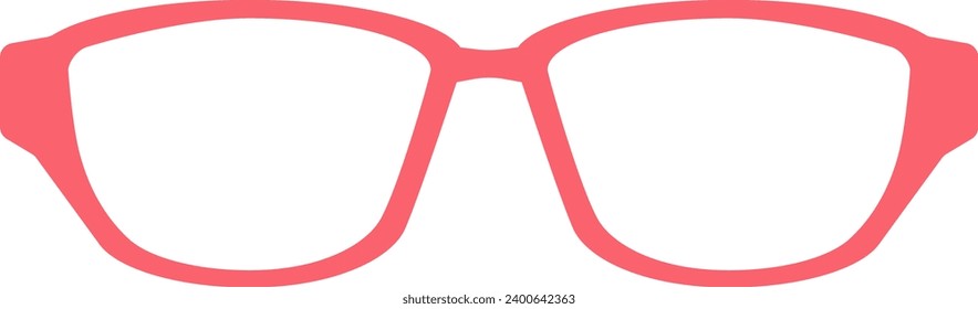 Ilustración de gafas sencillas y elegantes