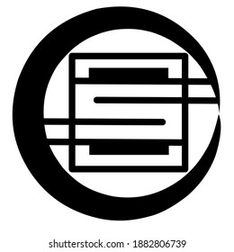 illustration of simple symbol vector design
