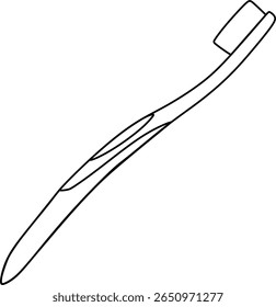 illustration of a simple toothbrush