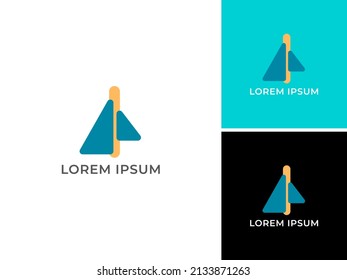 ILLUSTRATION EINFACHER DREIGEL-GESCHÄFTSLOGO-DESIGN-VEKTOR