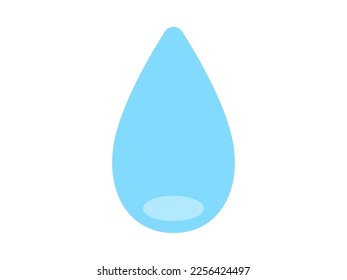 Illustration of a simple water icon.