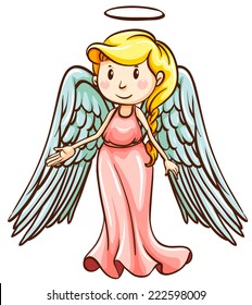 Illustration of a single angel