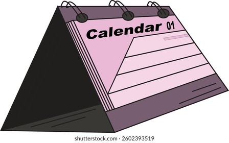 The Illustration of Single Calendar