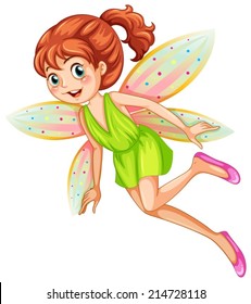 Illustration of a single fairy