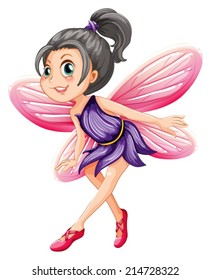 Illustration of a single fairy