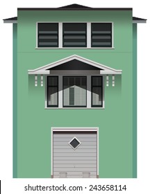 Illustration of a single house