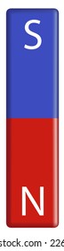 illustration of a single magnet