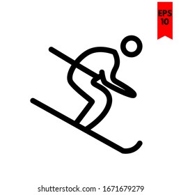 illustration of skateboard flat icon