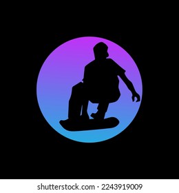 illustration of a skateboarder with agility and reliability