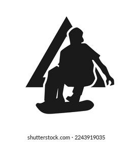 illustration of a skateboarder with agility and reliability