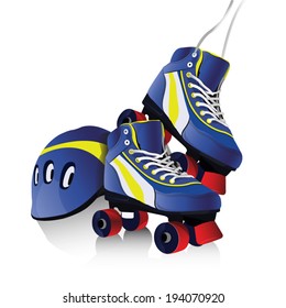 illustration of skating shoe