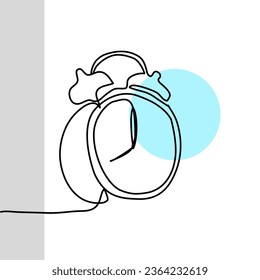 illustration sketch abstract clock alarm