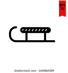 illustration of ski flat icon