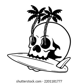 1,024 Skull surfboard Images, Stock Photos & Vectors | Shutterstock