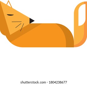 Illustration of Sleeping Fox (Logo)