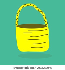 illustration of a sling bag suitable for decoration icons, objects, and others