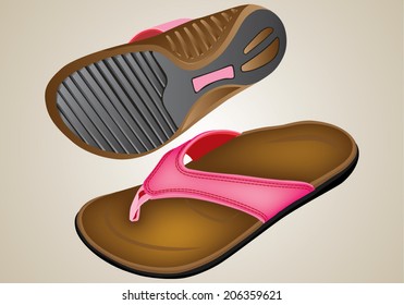 illustration slipper