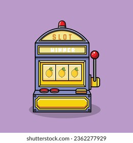The Illustration of Slot Game Machine