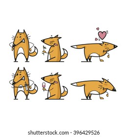 Illustration of sly fox