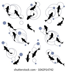 Illustration of the small fish,
It was simple and drew a fish,
