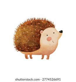 Illustration of a small hedgehog creature
