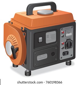 Illustration Of Small Home Power Generator