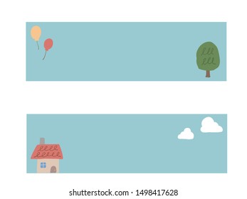 An illustration of a small house .