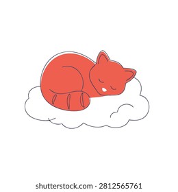 An illustration small red