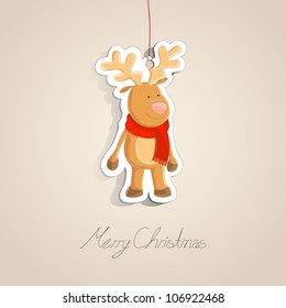 Illustration of a small reindeer
