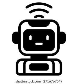 Ilustração de tecnologia de assistente inteligente na automação residencial.