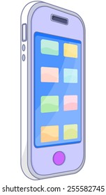 Illustration of a smart phone