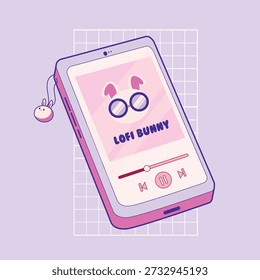 Ilustración un teléfono inteligente