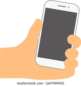 Illustration of smart phone device