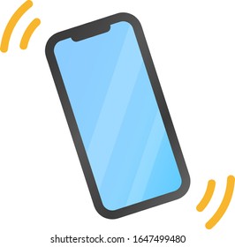 Illustration of smart phone device