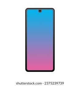 It is an illustration of a smartphone.