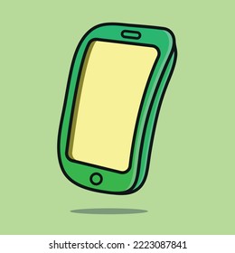 Illustration of Smartphone - Mobile Vector - Telephone Drawing