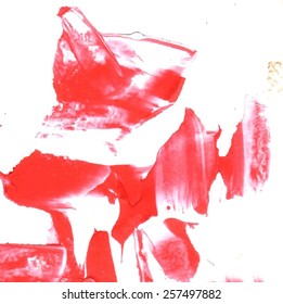 illustration smear paint