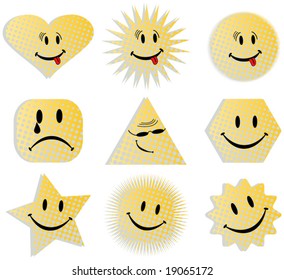 Illustration of smiles