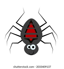 Illustration Smiling Cartoon Spider Stock Vector (Royalty Free ...