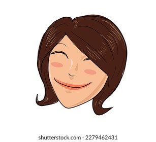 An illustration of a smiling face.