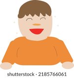 Illustration of a smiling man