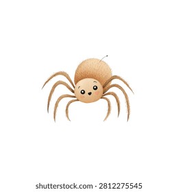 Illustration smiling spider